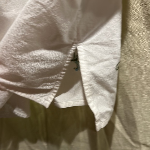 Vintage Casey Coleman Embroidered floral Button Down Shirt medium - Picture 5 of 9